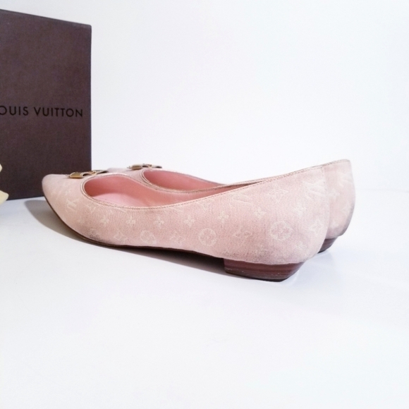 Louis Vuitton Pink Ballet Flats 7.5 US VGUC - Picture 9 of 16